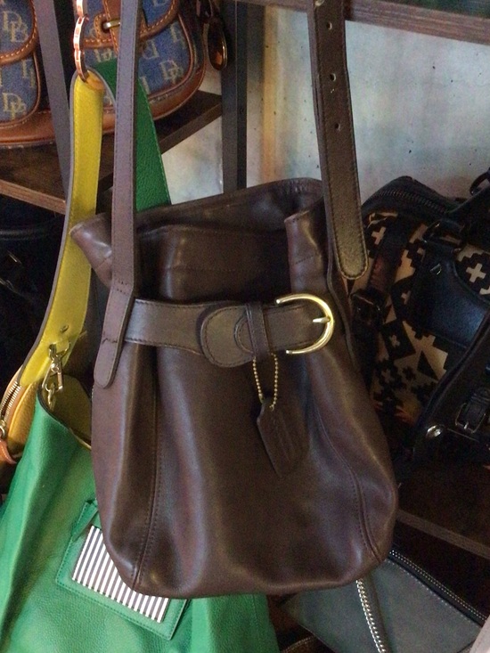 Coach Handbags - Rare 2007 Coach Brown Leather Bucket Crossbody Bag with Gold-Toned Hardware